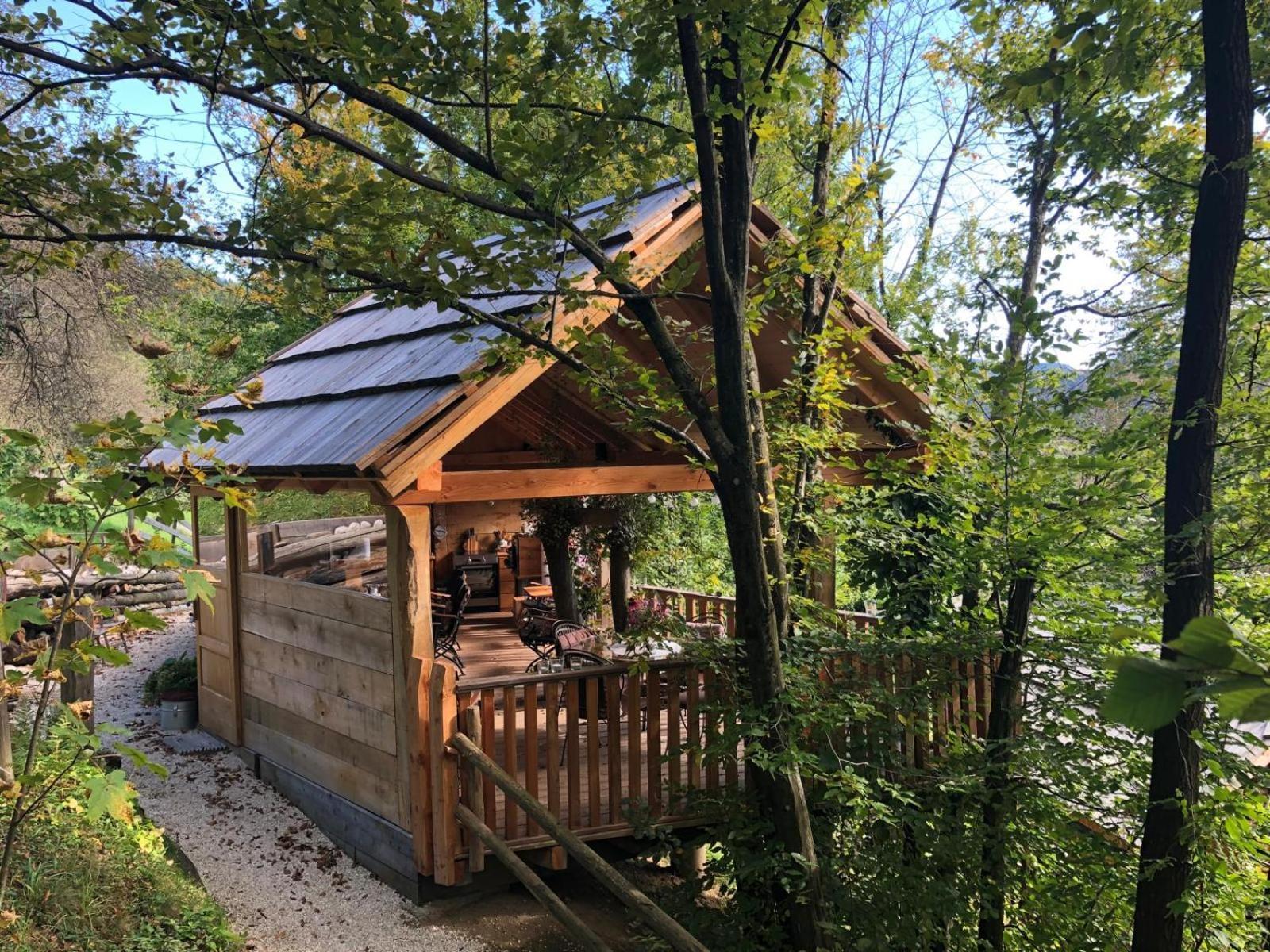 Hotel Glamping Savinja à Ljubno Extérieur photo